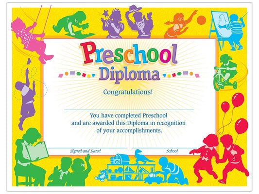 Preschool Graduation Certificates - US 3446
