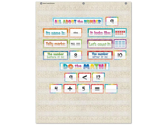 Woven Pocket Chart - US 7666