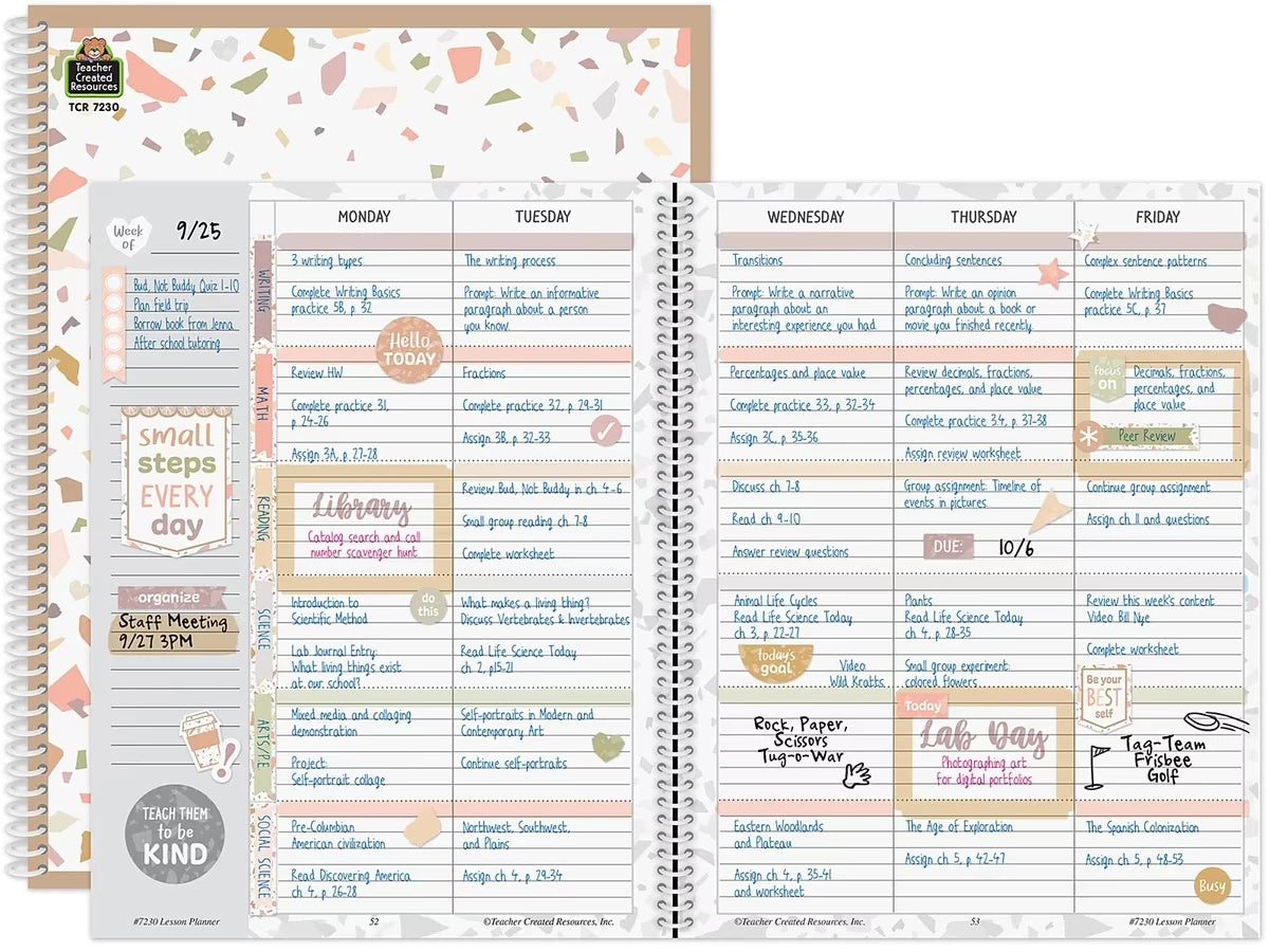 Terrazzo Tones Lesson Plan Book - US 2038