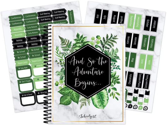 Simply Boho Lesson Plan & Record Book - US 2893