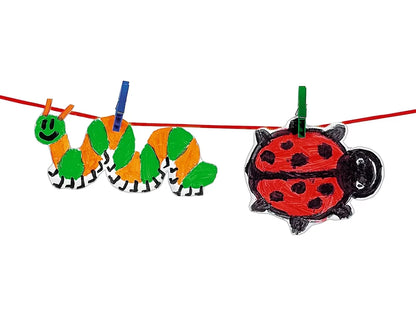 Classroom Art Display Clotheslines - US 7535