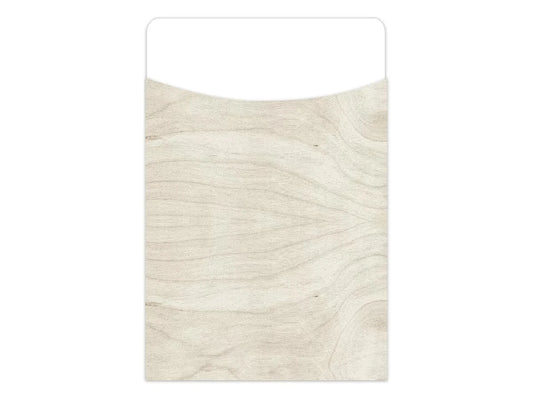 Natural Wood Library Pockets - US 5986