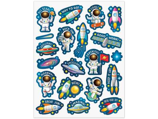 Outer Space Crew Stickers - US 1244