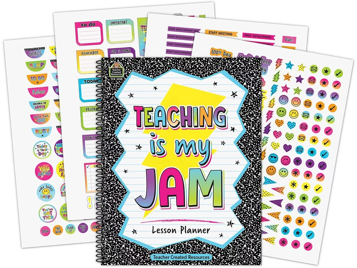 Brights 4Ever Teaching Is My Jam Lesson Plan Book - US 6221