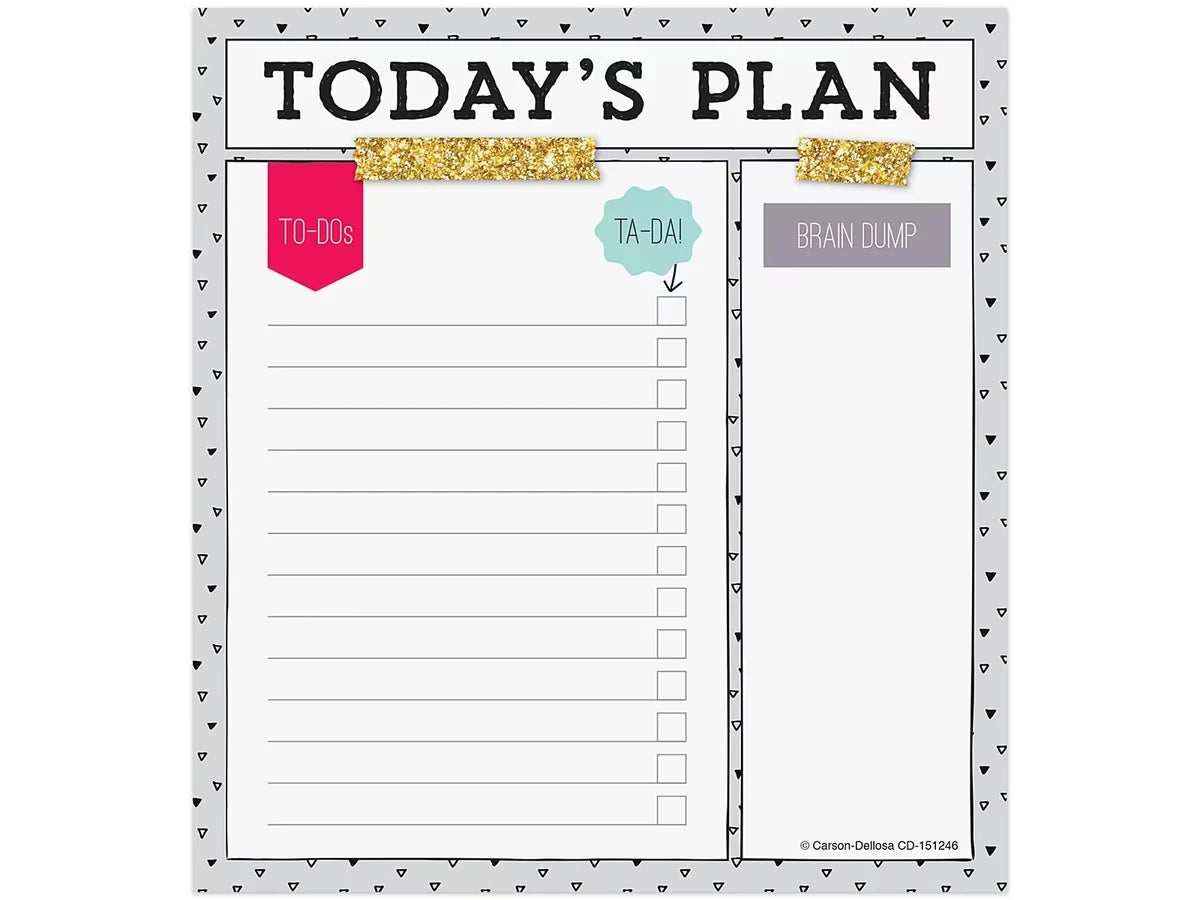Today’s Plan Notepad - US 9678