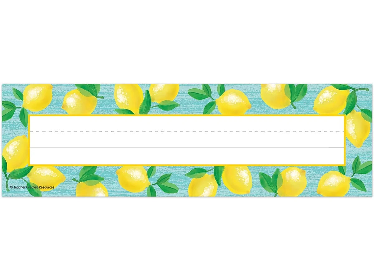 Lemon Zest Nameplates - US 7749