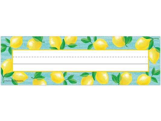 Lemon Zest Nameplates - US 7749