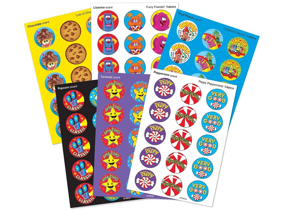 Colorful Favorites Scented Stickers - Variety Pack - US 7058