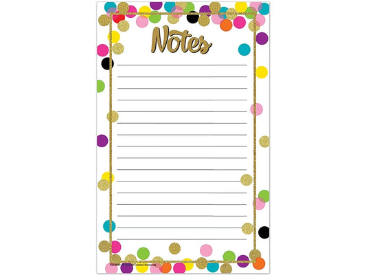 Confetti Notepad - US 1353