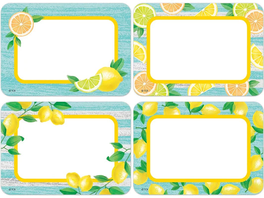 Lemon Zest Name Tags - Variety Pack - US 2041