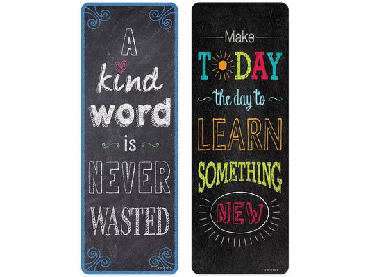 Chalk It Up! Motivational Bookmarks - US 5809