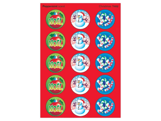 Christmas Peppermint-Scented Stickers - US 7777