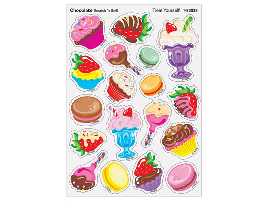 Treat Yourself Chocolate-Scented Stickers - US 5228