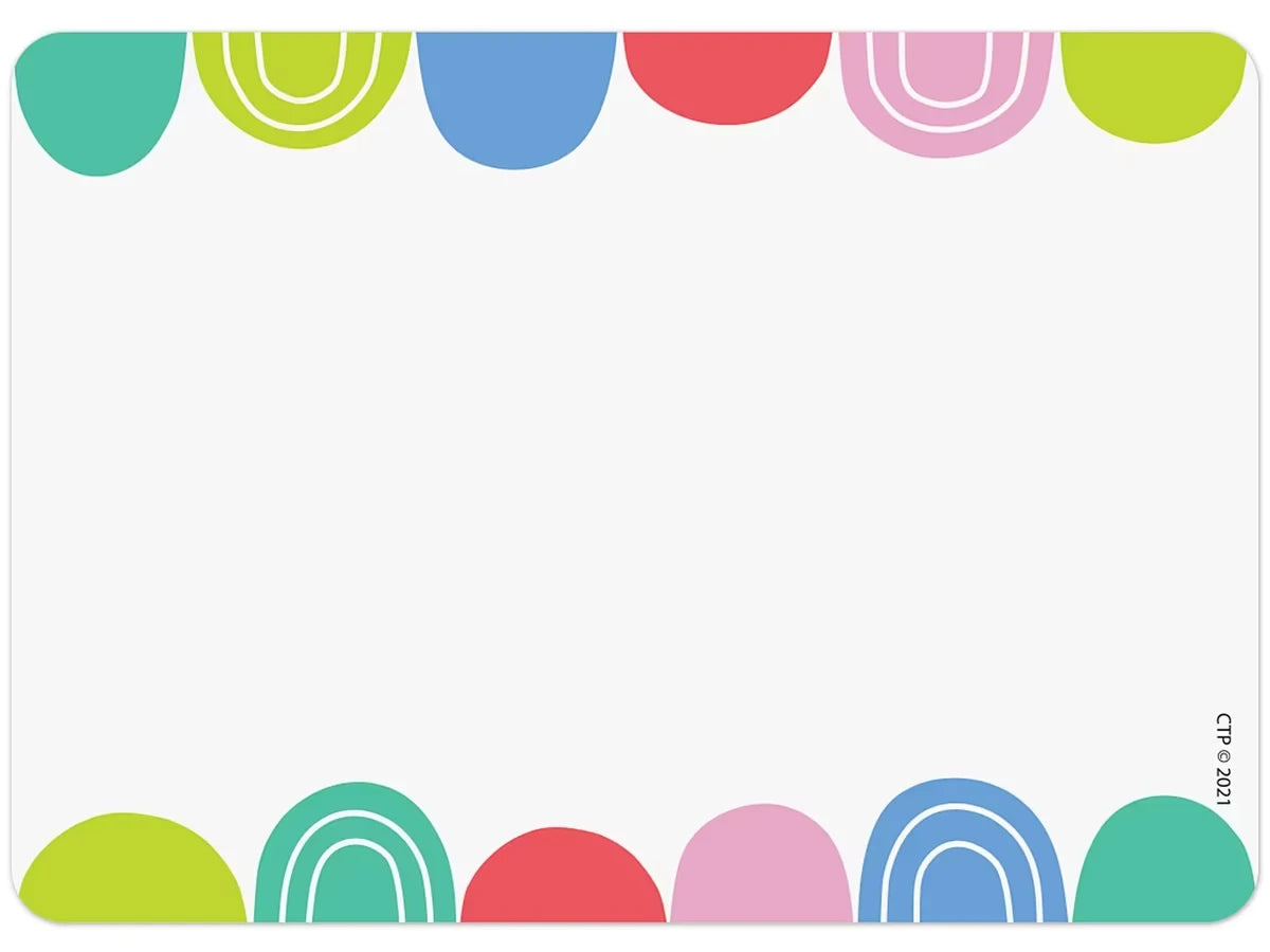 Rainbow Doodles Name Tags - US 2901