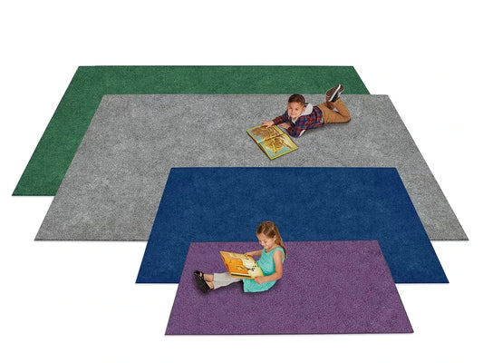 Comfy Rectangular Classroom Carpets - US 9453