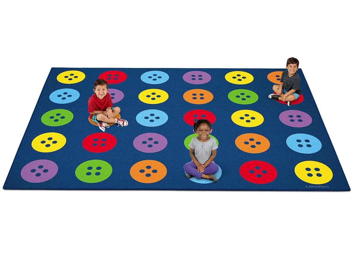 Colorful Buttons Seating Carpets - US 1496