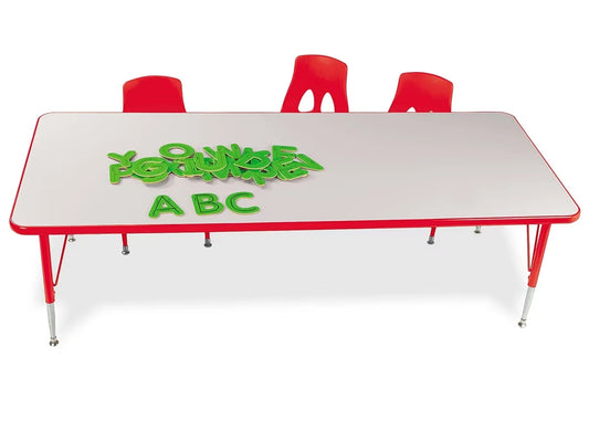 Rainbow Adjustable Rectangular Tables - US 9350