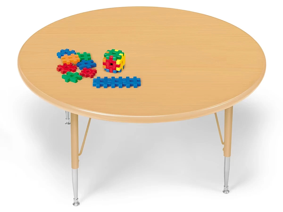 Natural Adjustable Round Tables - US 5545