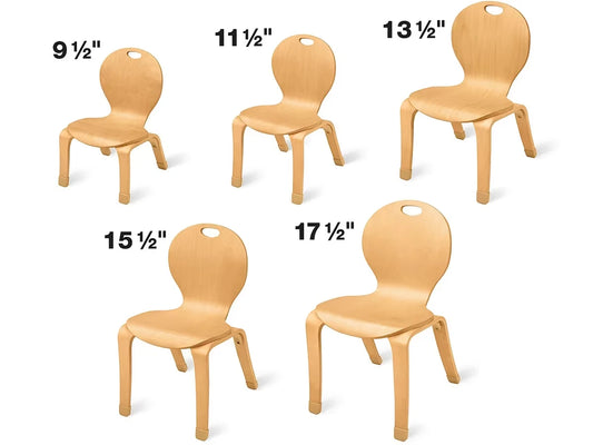 Classic Birch Classroom Stacking Chairs - US 1800