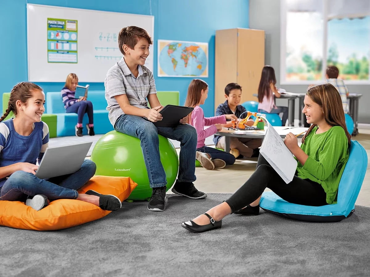 Flex-Space Washable Comfy Floor Seat - Blue at Lakeshore Learning - US 1338