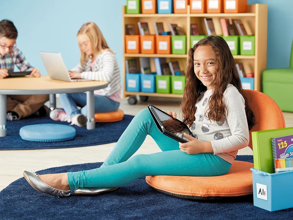 Flex-Space Washable Comfy Floor Seat - Blue at Lakeshore Learning - US 1338