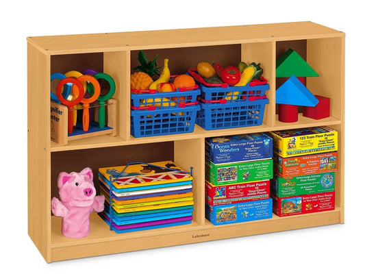 Classic Birch Preschool Storage Unit - US 3796