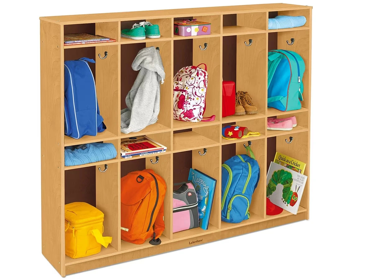 Classic Birch Individual Coat Lockers for 10 - US 6249