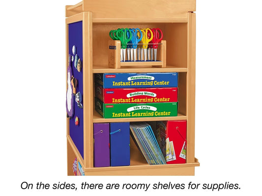 Classic Birch Store-It-All Teaching Center - US 1301