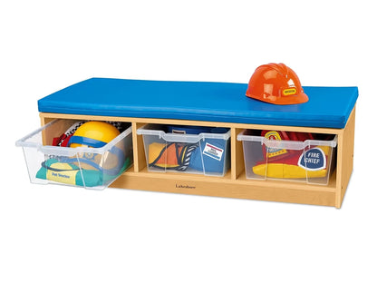 Classic Birch Storage Bench - US 7413