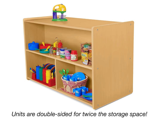 Heavy-Duty Preschool Double-Sided Storage Unit - US 1754