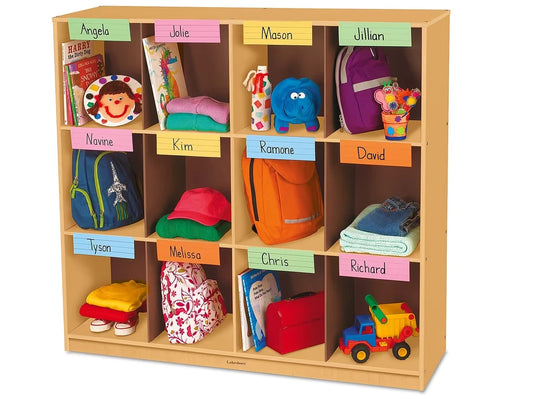 Classic Birch Big 12 Cubbies Storage Unit - US 6807
