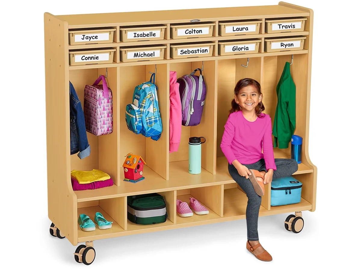 Flex-Space Jr.® Mobile Coat Lockers for 10 - US 8605