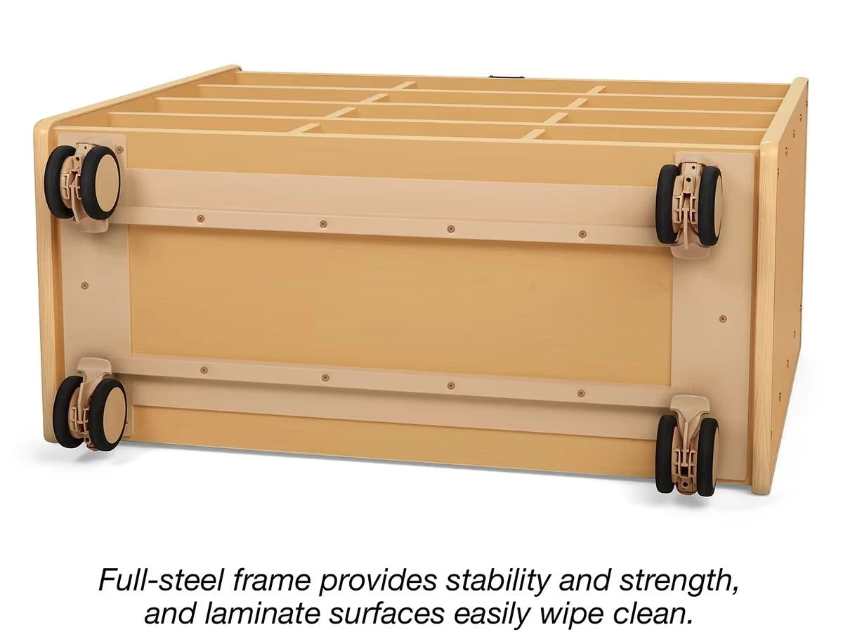 Flex-Space Jr.® Mobile Big Bin Storage Unit - US 7463