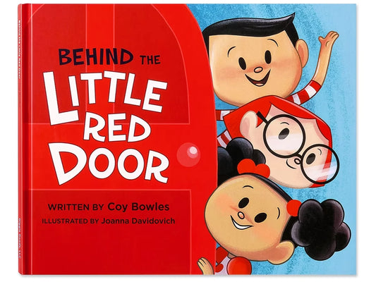 Behind the Little Red Door Hardcover Book - US 9372