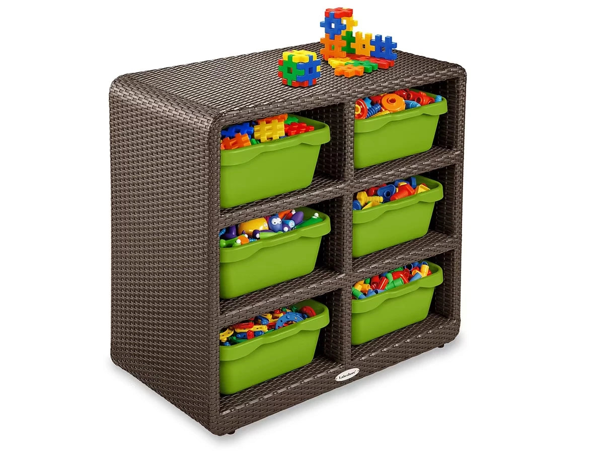 Outdoor 6-Cubby Storage Unit - US 2805