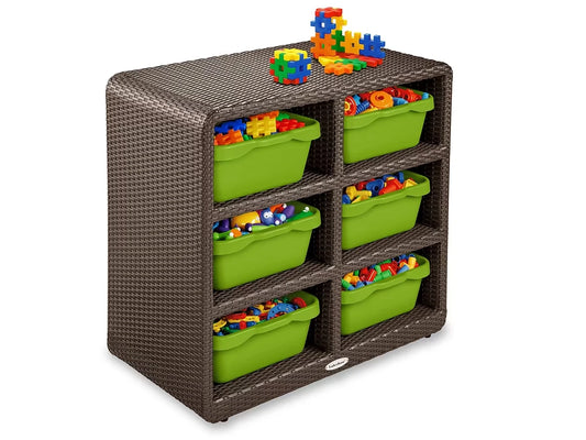 Outdoor 6-Cubby Storage Unit - US 2805