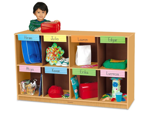 Classic Birch Big 8 Cubbies Storage Unit - US 7273