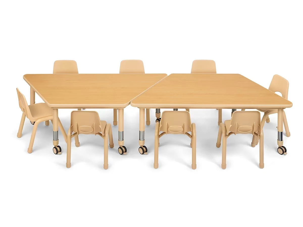 Flex-Space Jr.® Mobile Trapezoid Table - US 7151