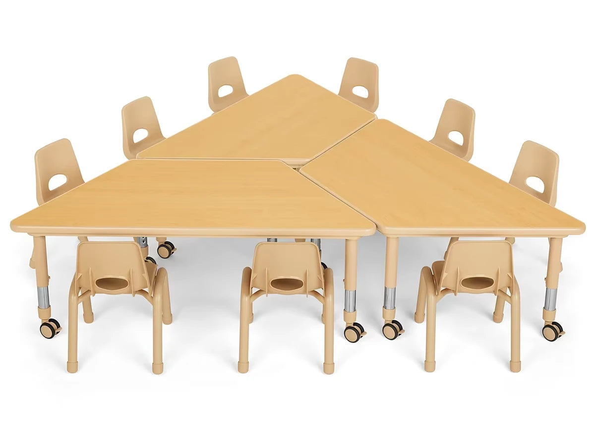 Flex-Space Jr.® Mobile Trapezoid Table - US 7151