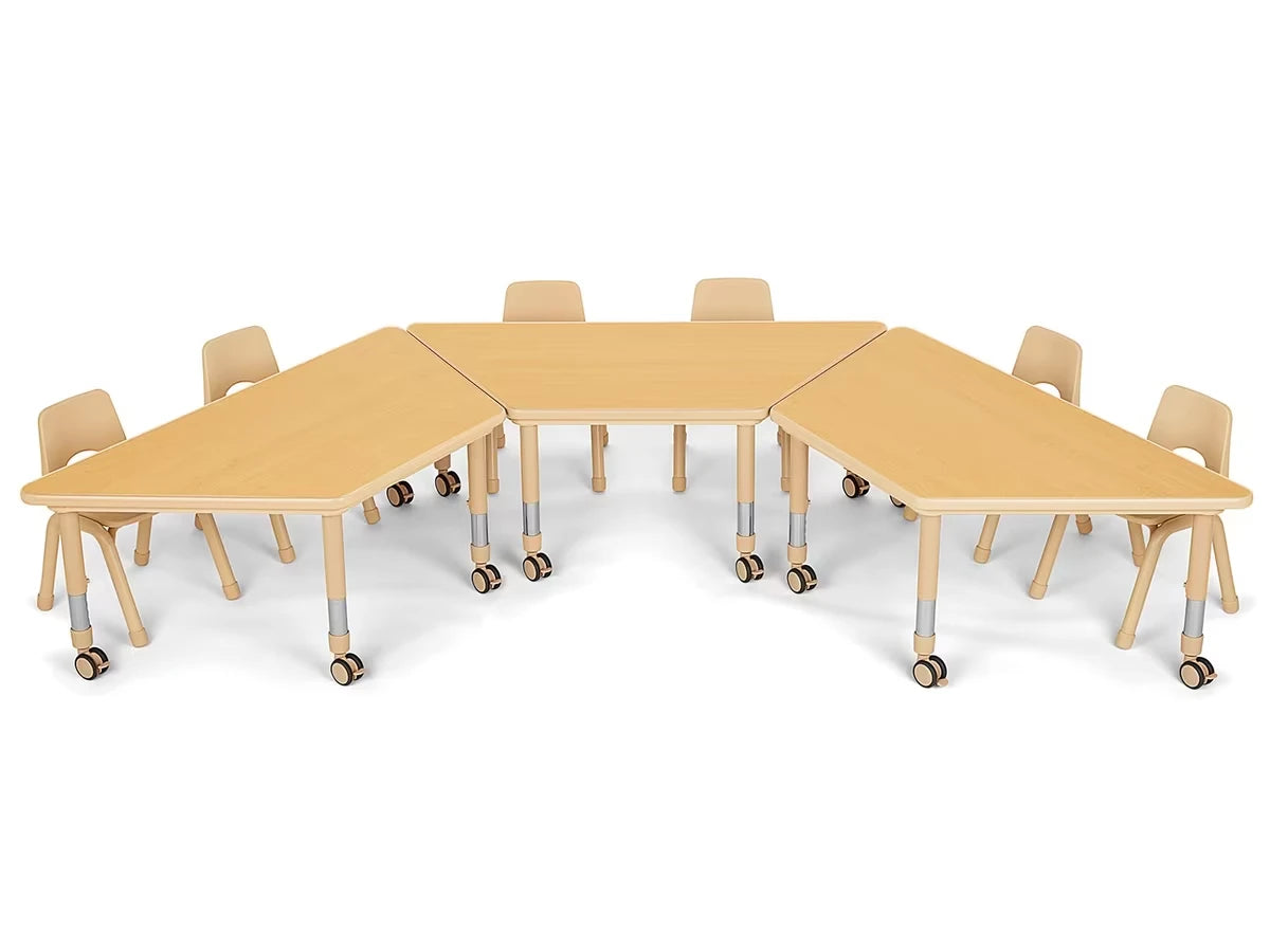 Flex-Space Jr.® Mobile Trapezoid Table - US 7151