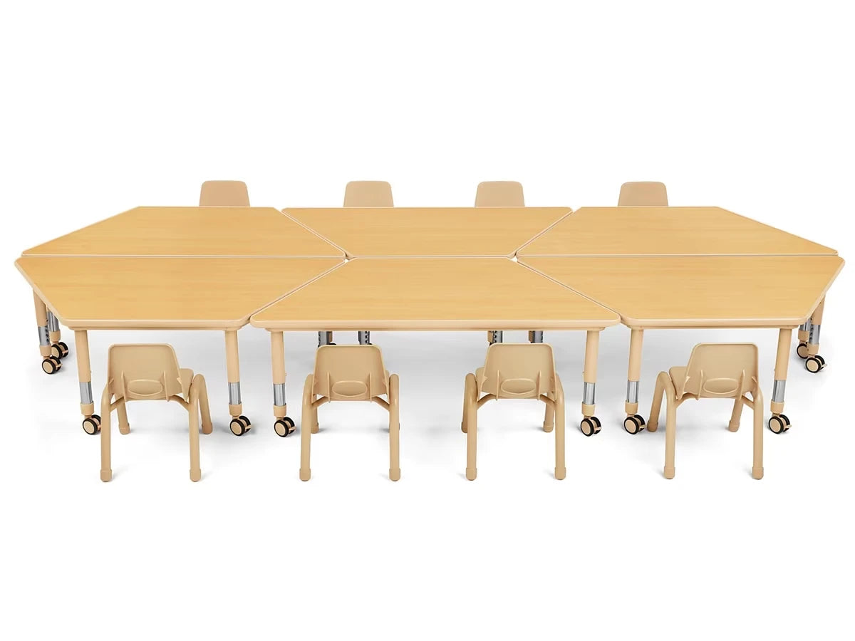 Flex-Space Jr.® Mobile Trapezoid Table - US 7151