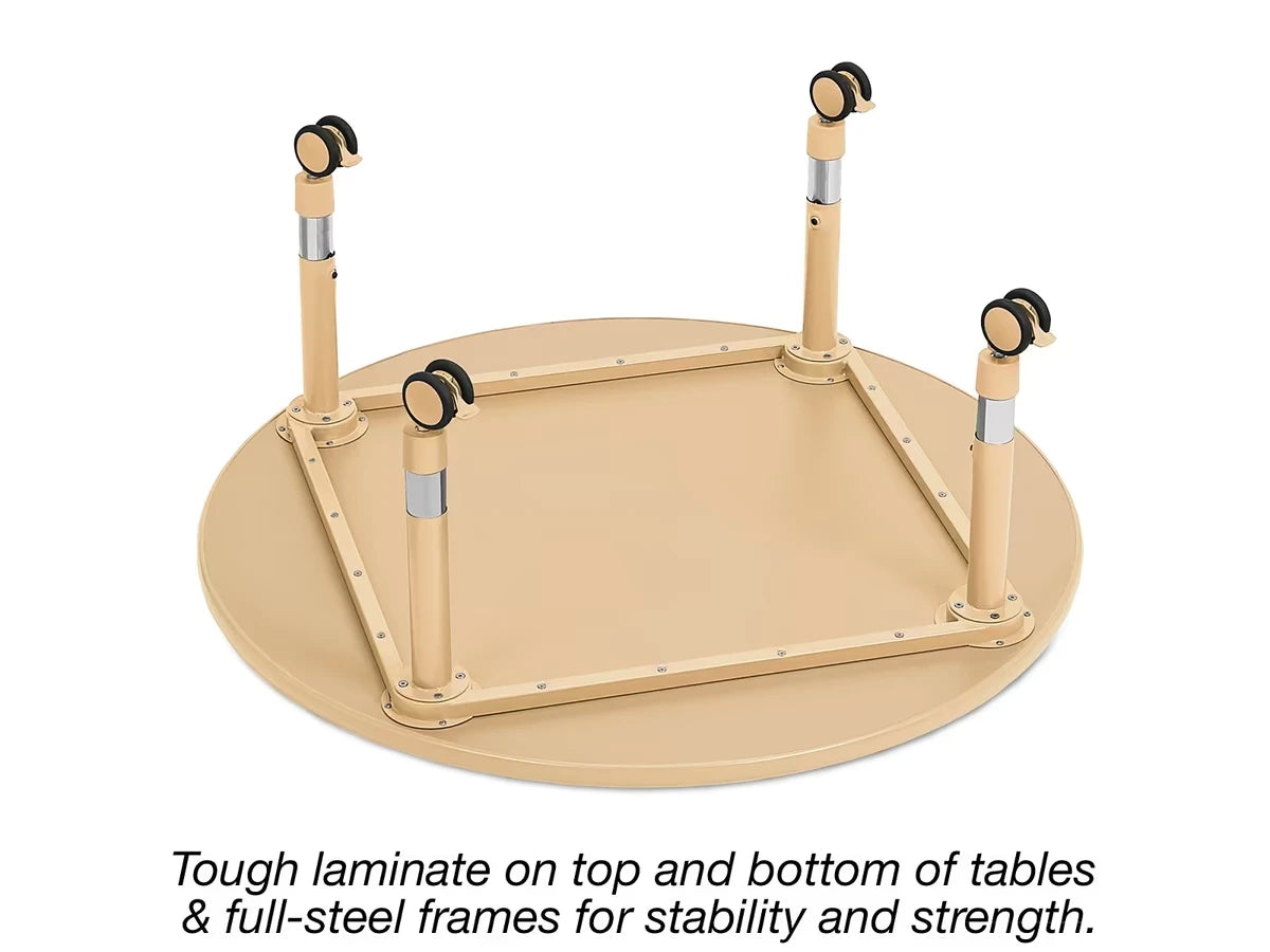 Flex-Space Jr.® Mobile Round Tables - US 5957