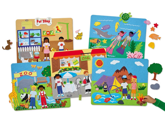 Create-A-Scene Felt Board Series - US 6638