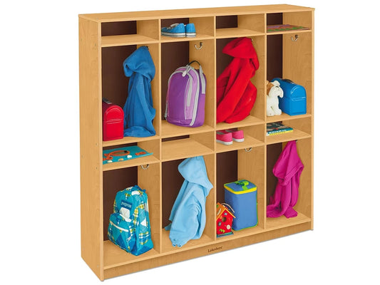 Classic Birch Individual Coat Lockers for 8 - US 1032