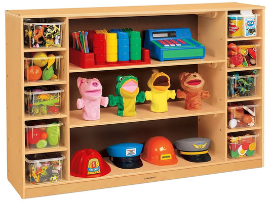 Classic Birch Cubbies & Shelves Large Storage Unit - US 5458