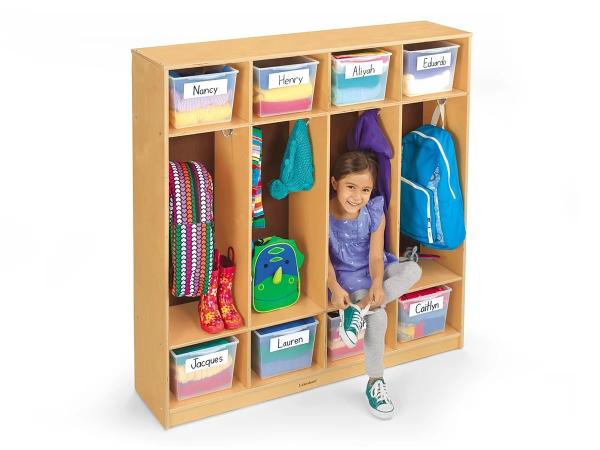 Classic Birch Coat Lockers for 8 - US 5597