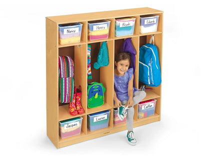 Classic Birch Coat Lockers for 8 - US 5597