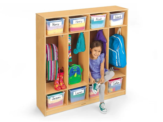 Classic Birch Coat Lockers for 8 - US 5597