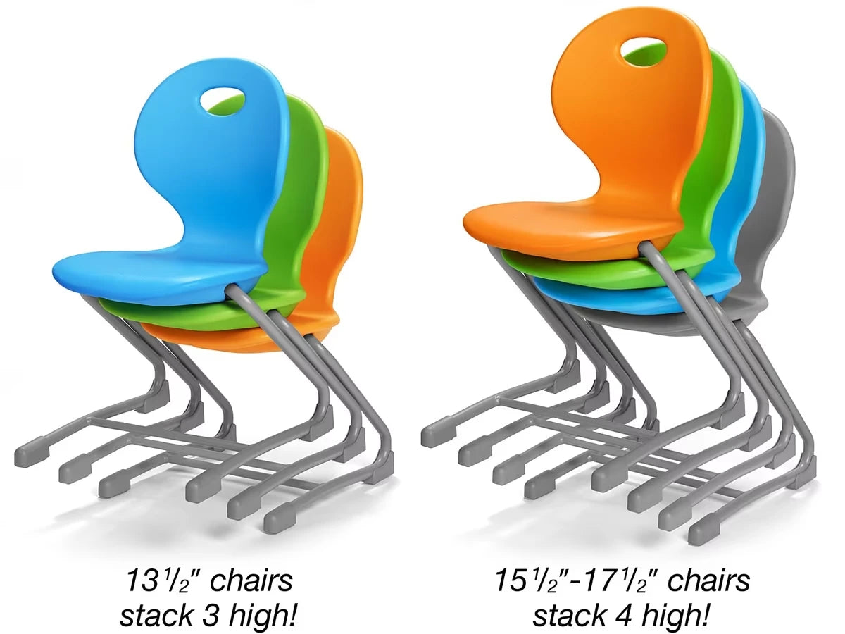 Flex-Space Ergo Bounce Cantilever Chairs - US 1389