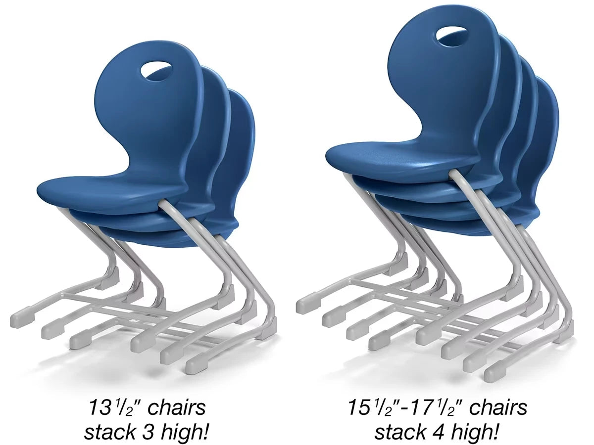 Modern Edge Ergo Bounce Cantilever Chairs - US 7259